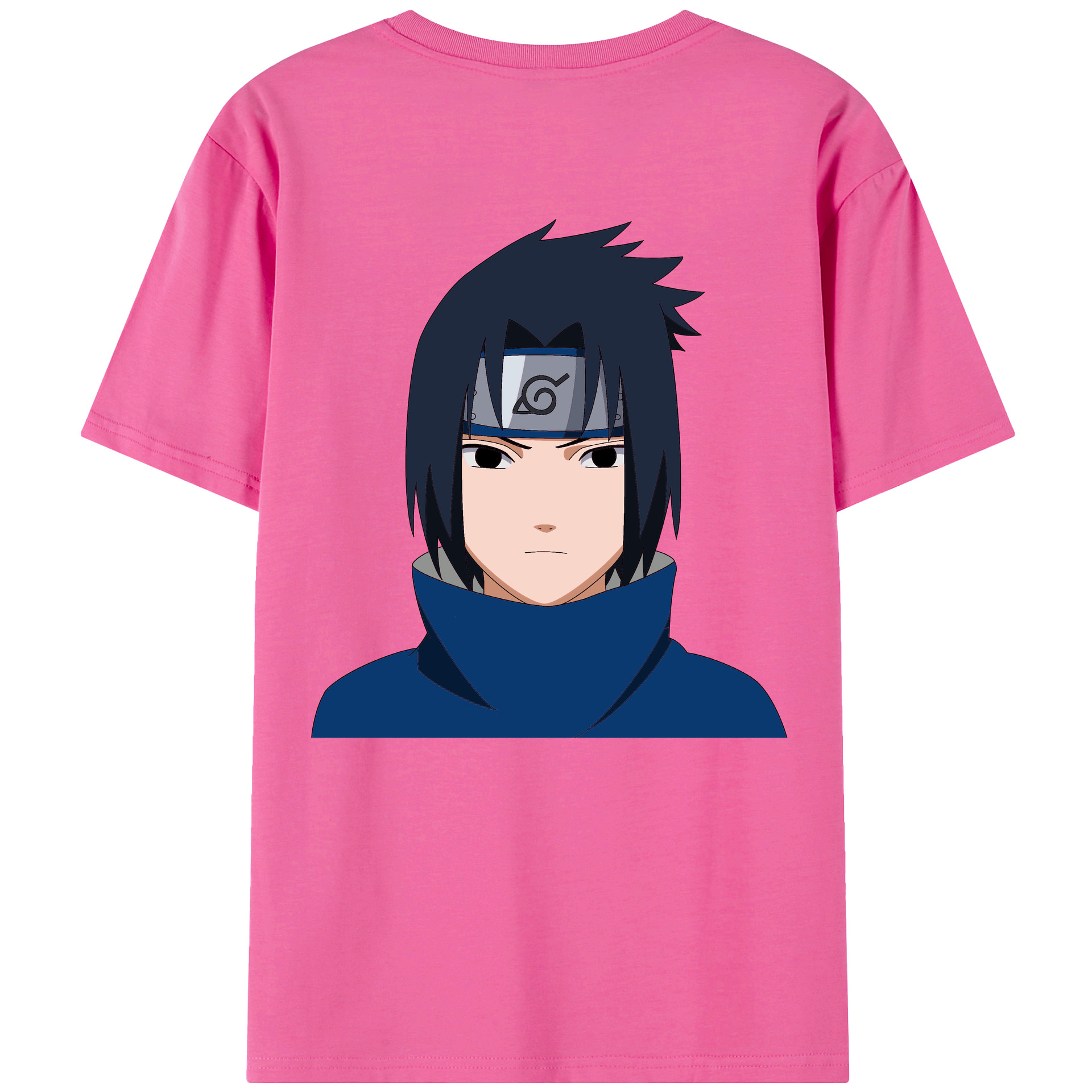（画像用） NARUTO -ナルト- うちは サスケ Uchiha Sasuke レディース半袖Tシャツ(バックプリント)